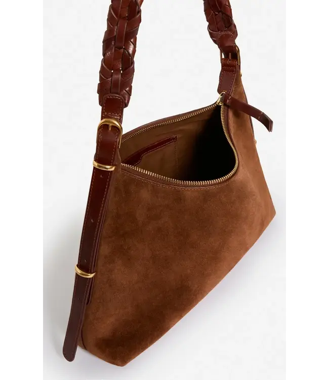 Vanessa Bruno Jess Zip Bag Cognac