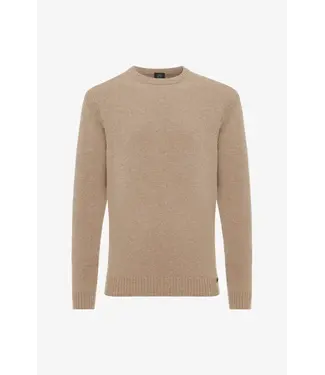 Genti textured crewneck  Knit 042 Brown