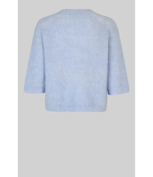 Second Female Andrea Knit Cardigan Brunnera Blue