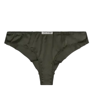 Love Stories Carl Satin String Dark Green