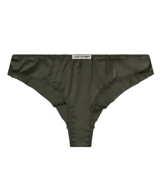 Love Stories Carl Satin String Dark Green