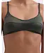 Love Stories Tori Satin Bra Dark Green