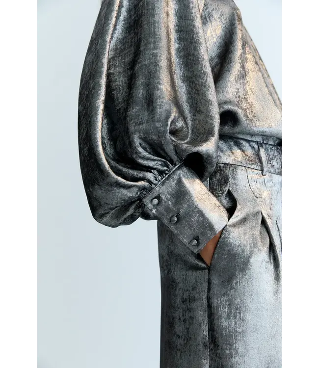 The New Society Uxia Blouse Silver