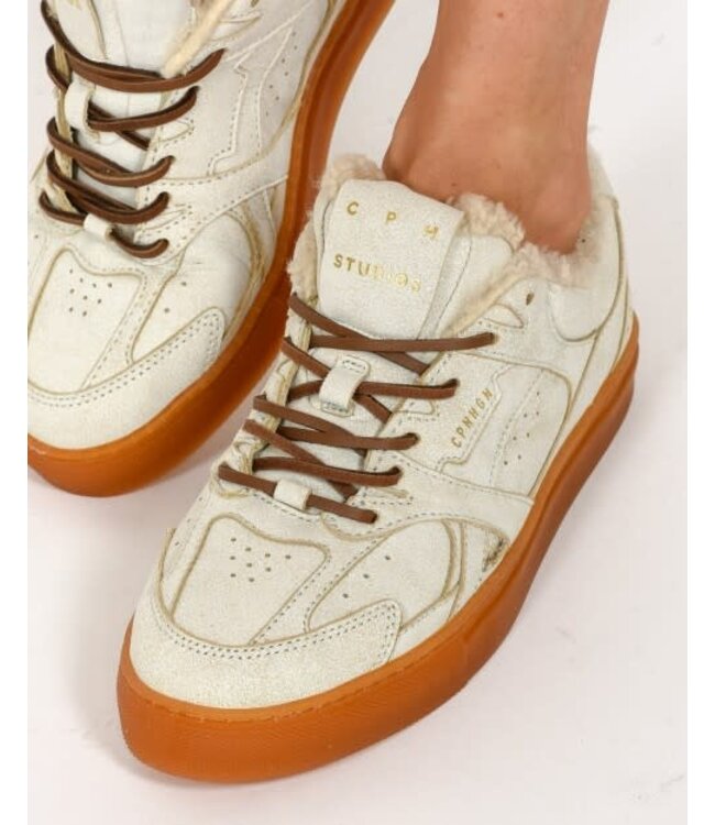 Copenhagen CPH63 Vintage Leather Teddy Cream