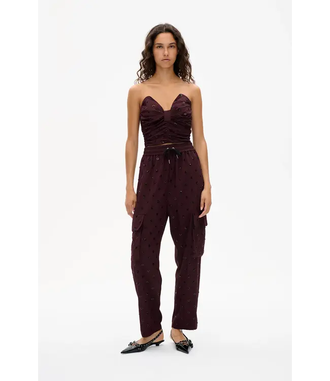 Baum und Pferdgarten Meila Top Deep Burgundy Sequins