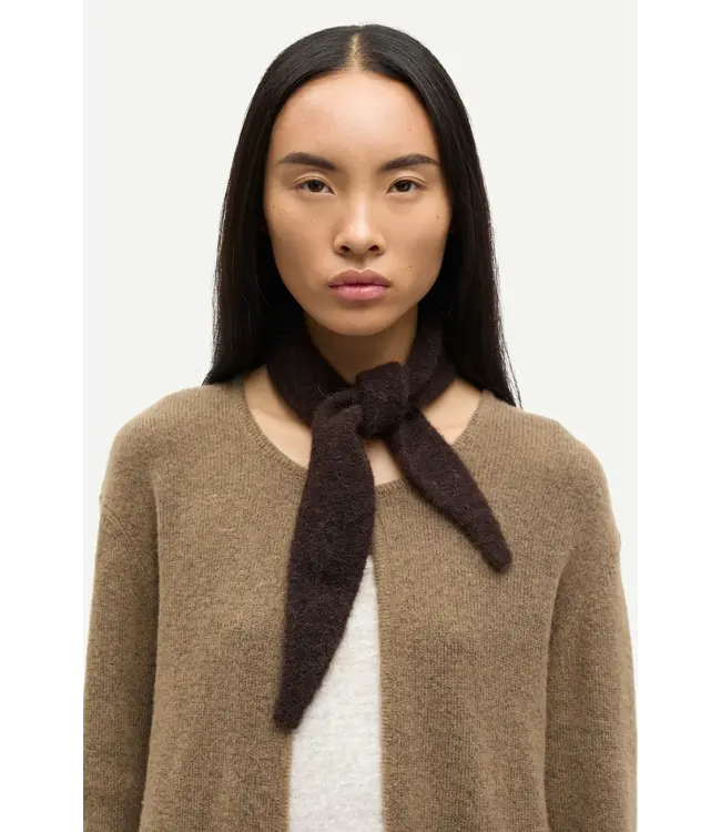 Samsøe Samsøe Sanor Diamond Scarf Fudge Melange