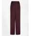 Dante 6 Jules Satin Smart Pants Mulberry Red