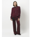 Dante 6 Jules Satin Smart Pants Mulberry Red