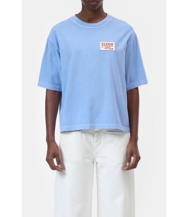 Closed Relaxed T-shirt 565 Sky Blue