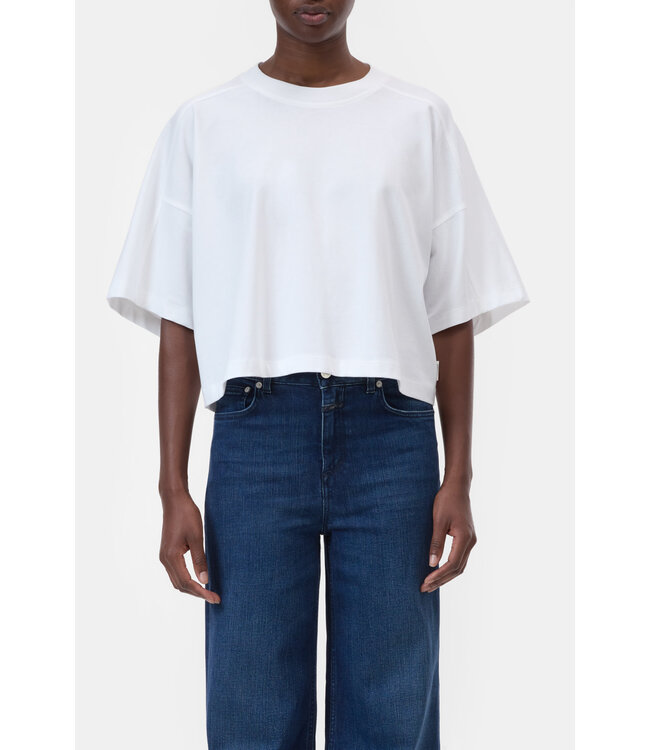 Closed Deep Yoke T-shirt White