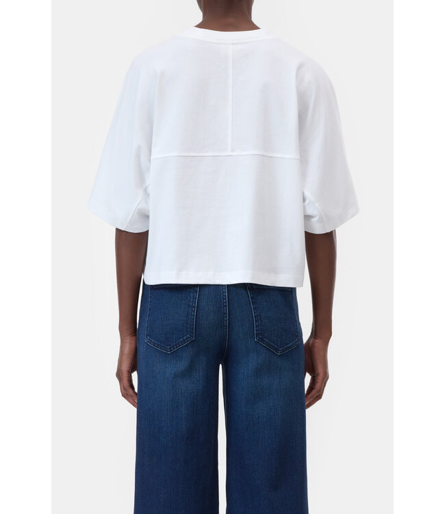 Closed Deep Yoke T-shirt White