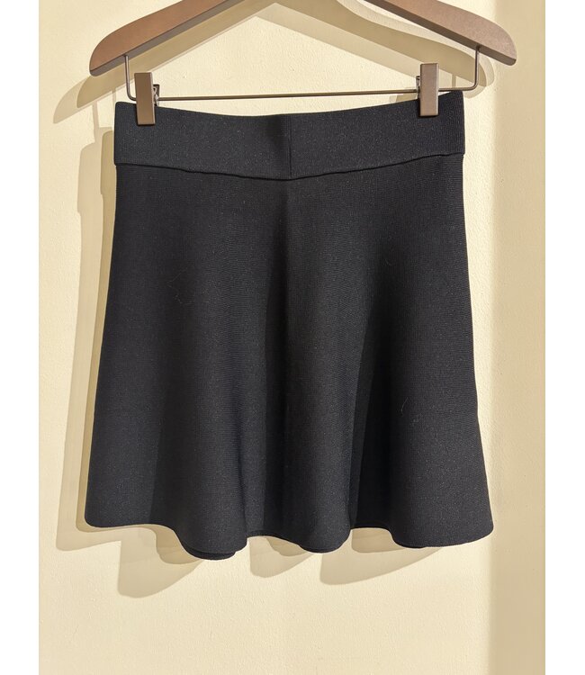 Second Female Flashy Knit Skirt Black