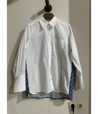 attire Blouse Backprint Blue