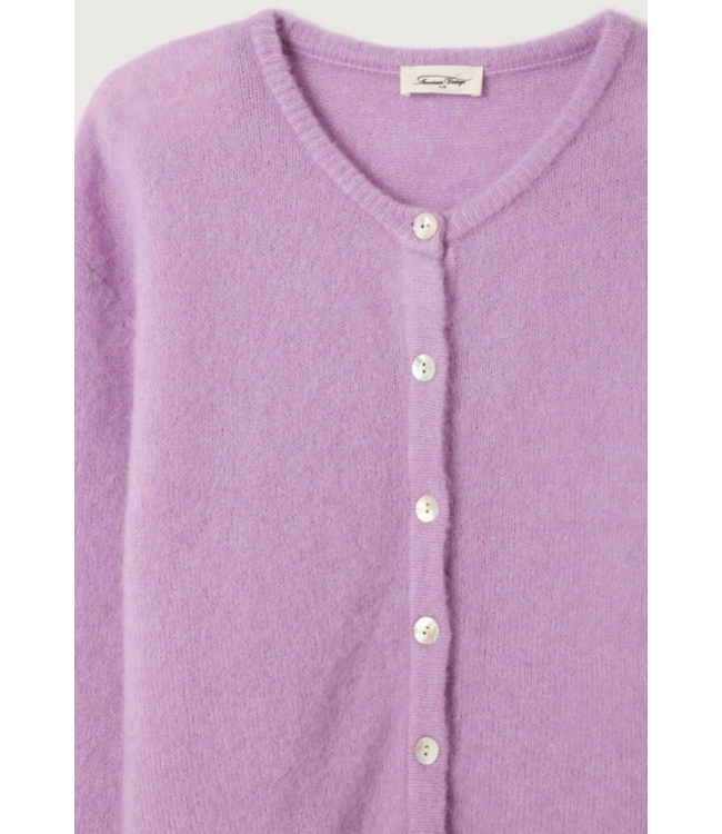 American Vintage Vito Gilet Lavendel Chine