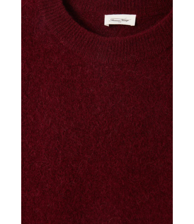 American Vintage Vitow Pull Grenat Chine