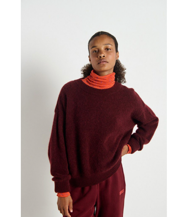 American Vintage Vitow Pull Grenat Chine