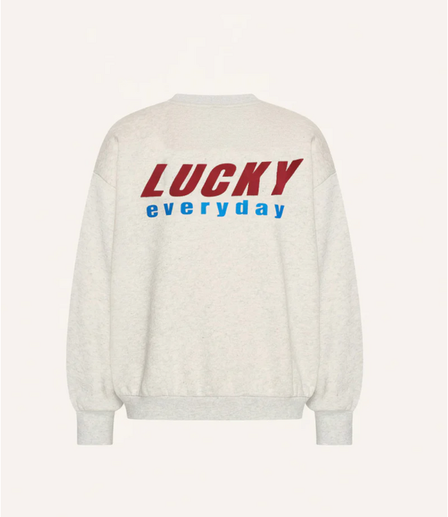 By Bar Bibi Lucky Everyday Sweater Light Grey Melange