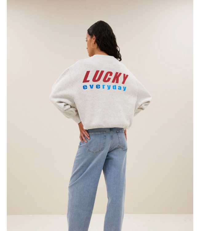 By Bar Bibi Lucky Everyday Sweater Light Grey Melange