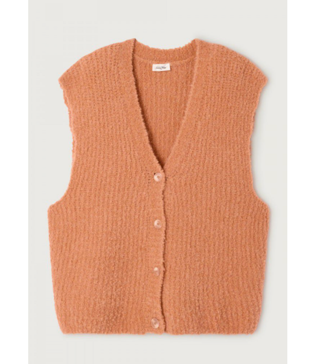 American Vintage Zolly SS Gilet Nude Chine
