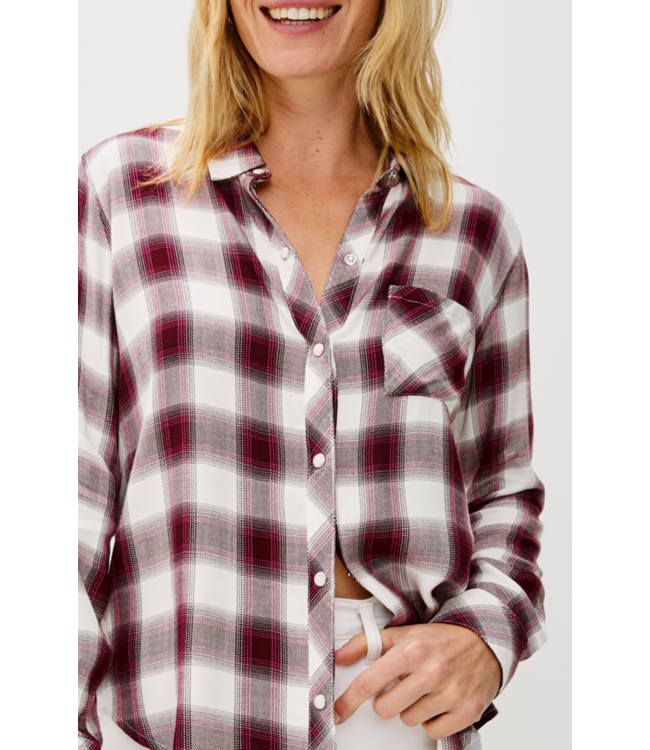 Rails Hunter Blouse Raspberry Wine