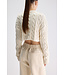 Bellerose Ler Cropped Pull Off White