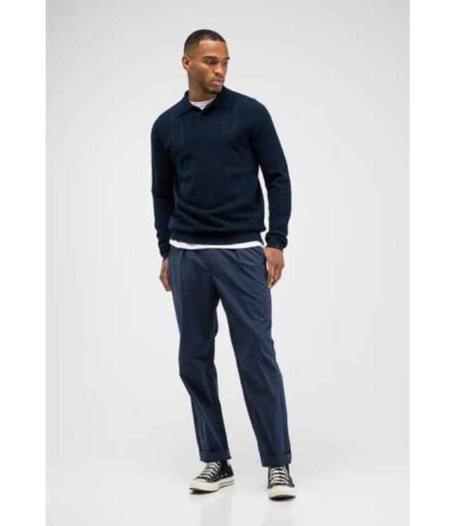 Butcher of Blue Ripley Polo LS Alaska Blue