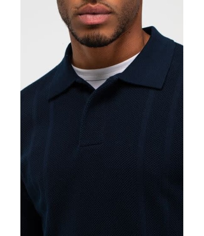 Butcher of Blue Ripley Polo LS Alaska Blue