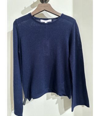 Absolut Cashmere Maggie Pull Col Rond Navy