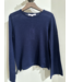 Absolut Cashmere Maggie Pull Col Rond Navy