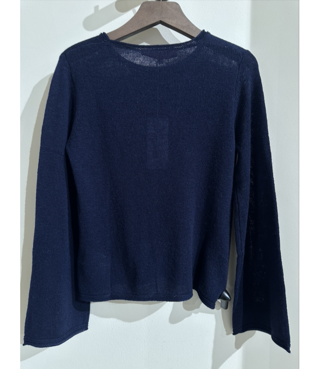 Absolut Cashmere Maggie Pull Col Rond Navy