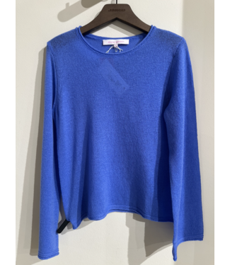 Absolut Cashmere Maggie Pull Col Rond Marina Blue