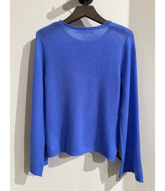 Absolut Cashmere Maggie Pull Col Rond Marina Blue