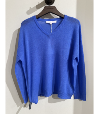 Absolut Cashmere Angelica Pull Longsleeve Col Marina Blue