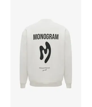 Genti Monogram Sweat LS Jersey 039 Off white