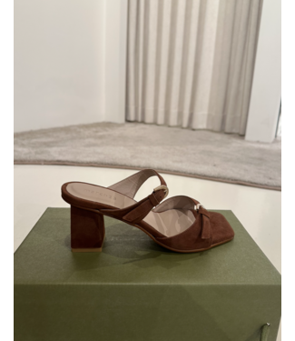 March 23 Dani Heels Bronze Suede