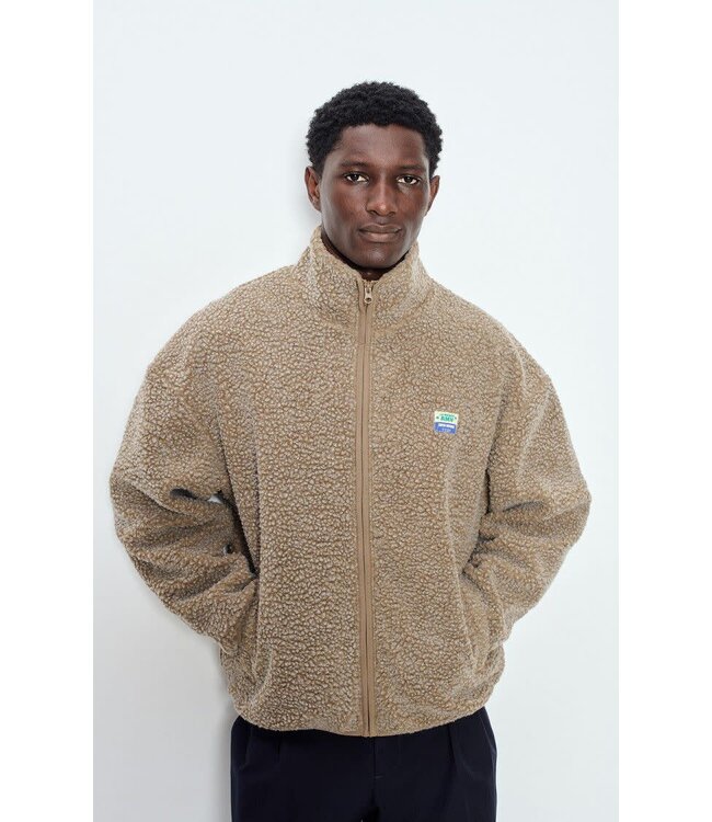 American Vintage Hoktown jacket zip muscade chine