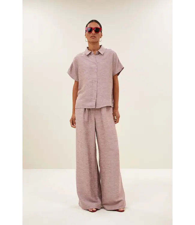 By Bar Celin Gloss Pants Mellow Rose