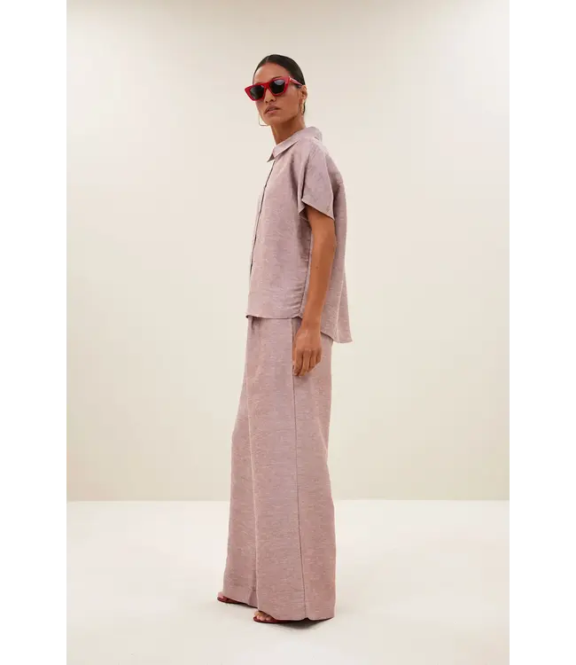 By Bar Celin Gloss Pants Mellow Rose