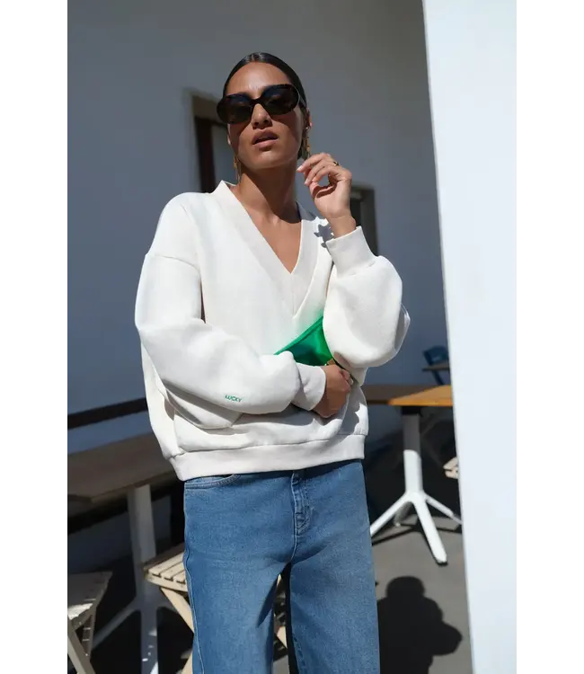 By Bar Momo Sweater Oyster Melange