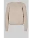 Second Female Flare knit light beige melange