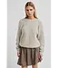 Second Female Flare knit light beige melange