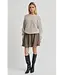 Second Female Flare knit light beige melange