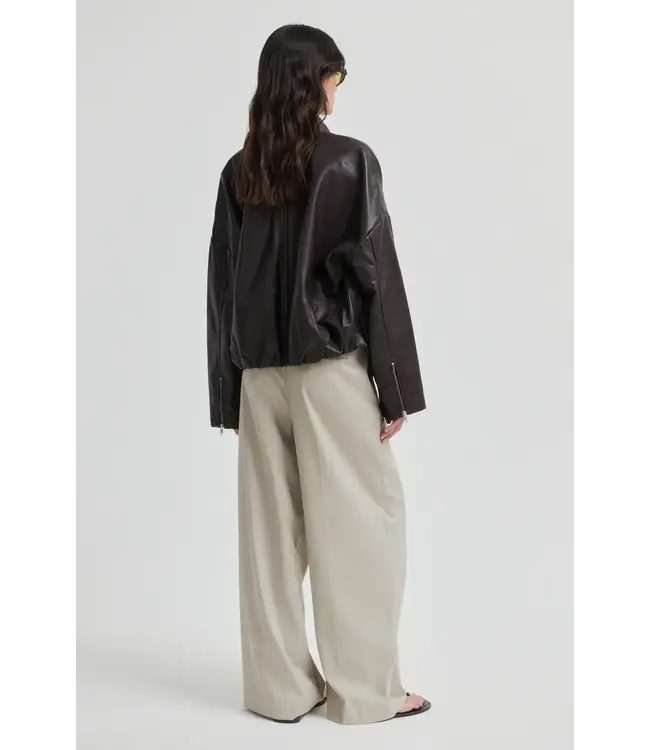 Second Female Sharo Wrap Trousers roasted cashew