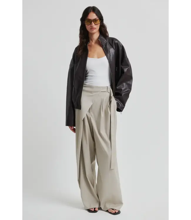 Second Female Sharo Wrap Trousers roasted cashew