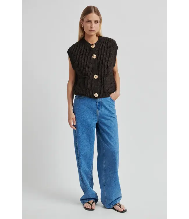 Second Female Ulrikke knit cardigan soft beige