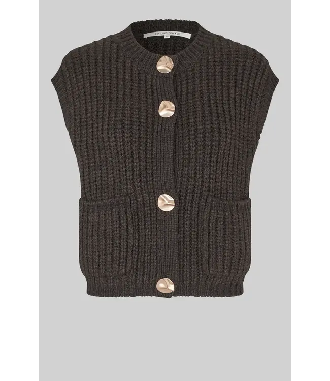 Second Female Ulrikke knit cardigan soft beige