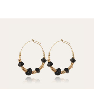 Gas Bijoux Biba hoop small grey