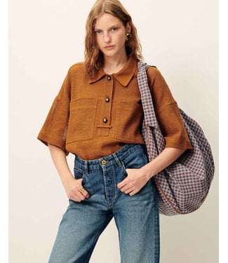 Sessùn Paulo Shirt Amber Brown