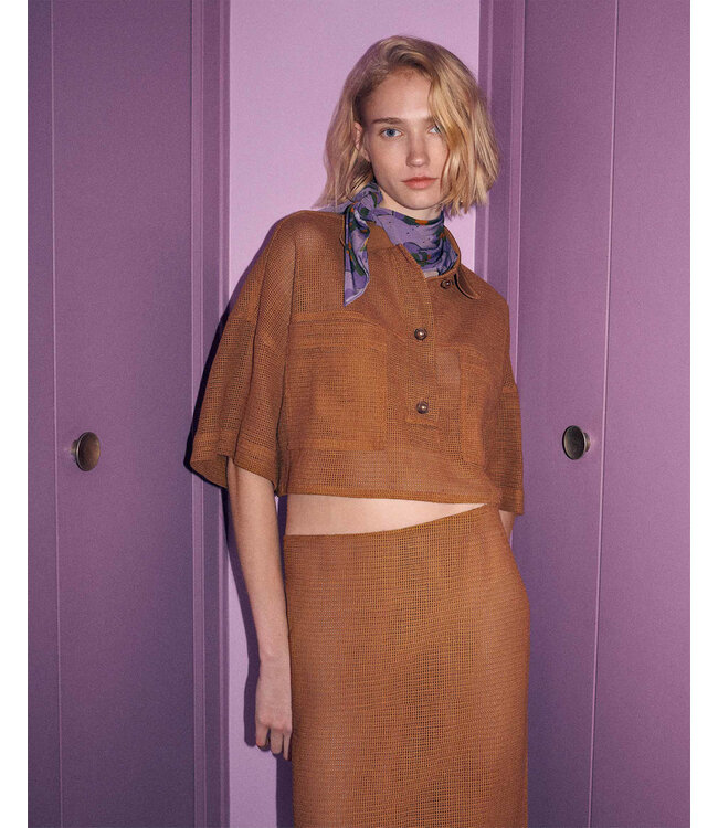 Sessùn Paulo Shirt Amber Brown