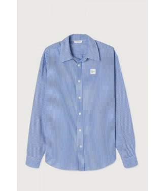 American Vintage Zatybay  Shirt Blue Stripe